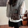 New messenger small bag women's high-end sense niche fashion handbag cute bow mini handbag