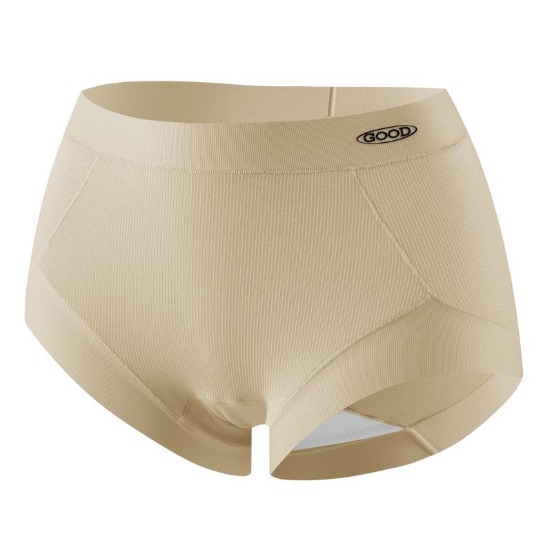 Plus Size Women's Spring and Summer Nude Skin Friendly Breathable 10A Class Antibacterial Extended Crotch Triangle Briefs