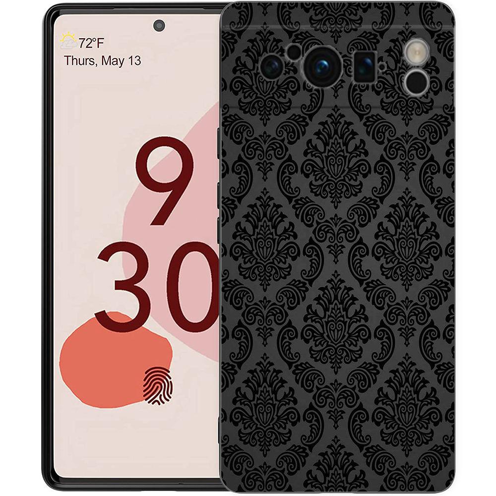 

Gothic Style Black Lip Phone Case For Google Pixel 9 8 7 6 Pro XL 8A 6A 7A 5G Soft Shockproof TPU Black Cover Fundas Pixel 9 Pro XL