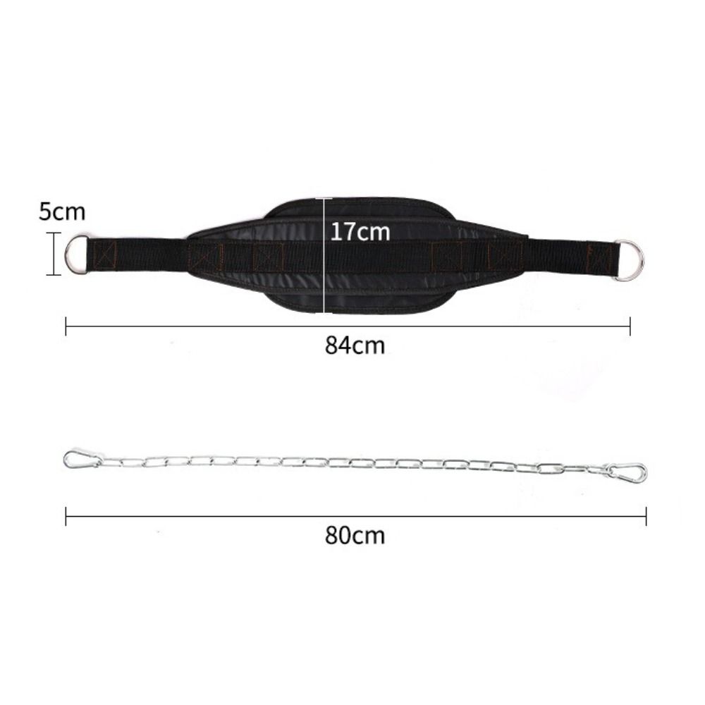 EVA Weighted Belt Lumbar Support Back Support Strength Training Belt Proper Shape Chain Attachment Pull-Ups Belt Cross Training