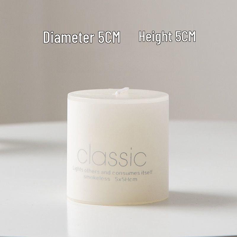 Wabi-Sabi Black Carbonized Wood Candle Holder for Retro B&B or Home Decor