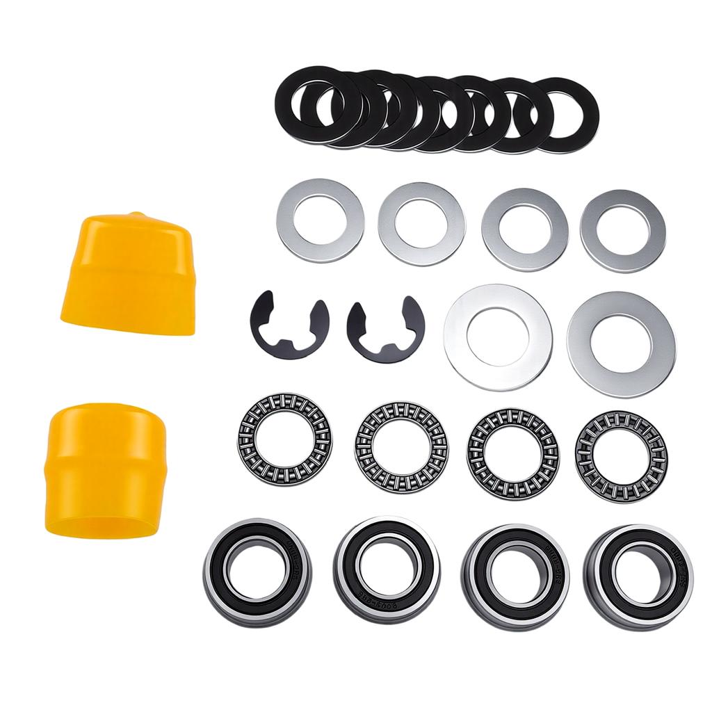 Front Wheel Bushing To Bearing Conversion Kit Replacement for L100 L105 L108 L110 L120 L130 D100 D120 M123811 Front