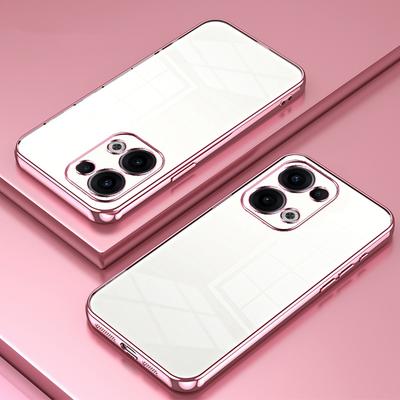 Pro Oppo Reno13 5G (Globální) Pouzdro Galvanizovaný Rám Měkký TPU Kryt na Telefon