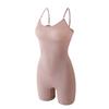 Plus-size Postpartum Shapewear Hip-lift Midriff Corset Seamless Crew Neck Strap Bodysuit