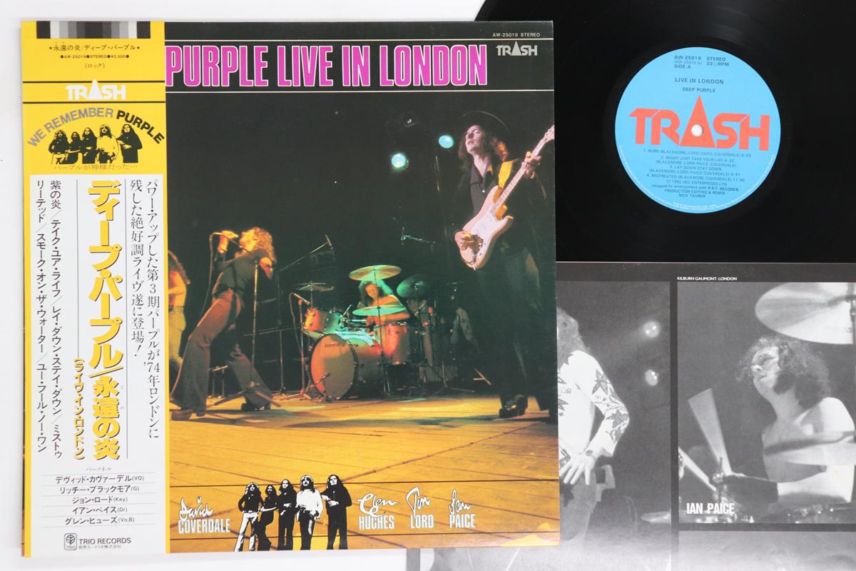 

LP Пластинка DEEP PURPLE - Концерт в Лондоне AW25019 TRASH 1982 Япония Оби Рок Б/у
