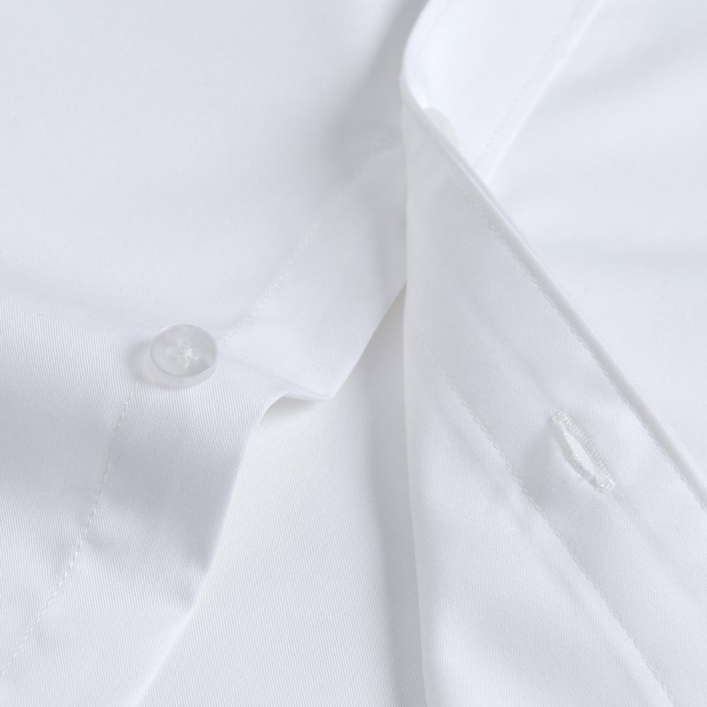 Cămașă de vară casual pentru bărbați, culoare uni, cu nasturi, ușor elastică, cu aspect de mătase, cu mânecă scurtă, cămăși de rochie fără călcare