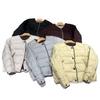 New light down jacket women's short round neck white duck down jacket autumn and winter versatile casual loose