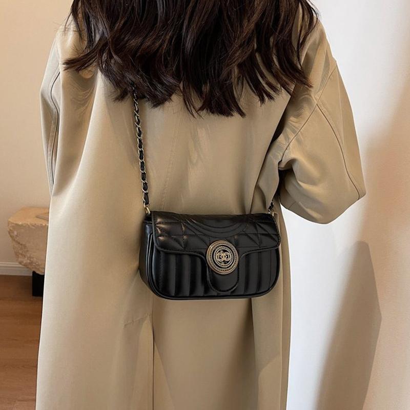 2024 New Bags Women's Bags Trendy Fashion Shoulder Bags Diamond Versatile Crossbody Bags Chain Bags High-end