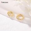 14K Gold Plated Brass Heart Shape Spring Clasp Connector Clasp For DIY Bracelet Necklace Handmade Jewelry Making Findings