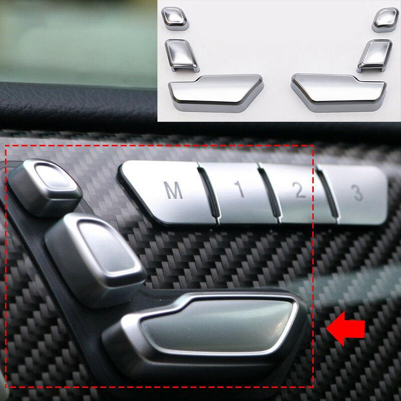 Обновите ваш For MercedesBenz E C Class W212 218 CLS GL с помощью стильной и практичной наклейки-крышки на кнопку регулировки сиденья China Mainland