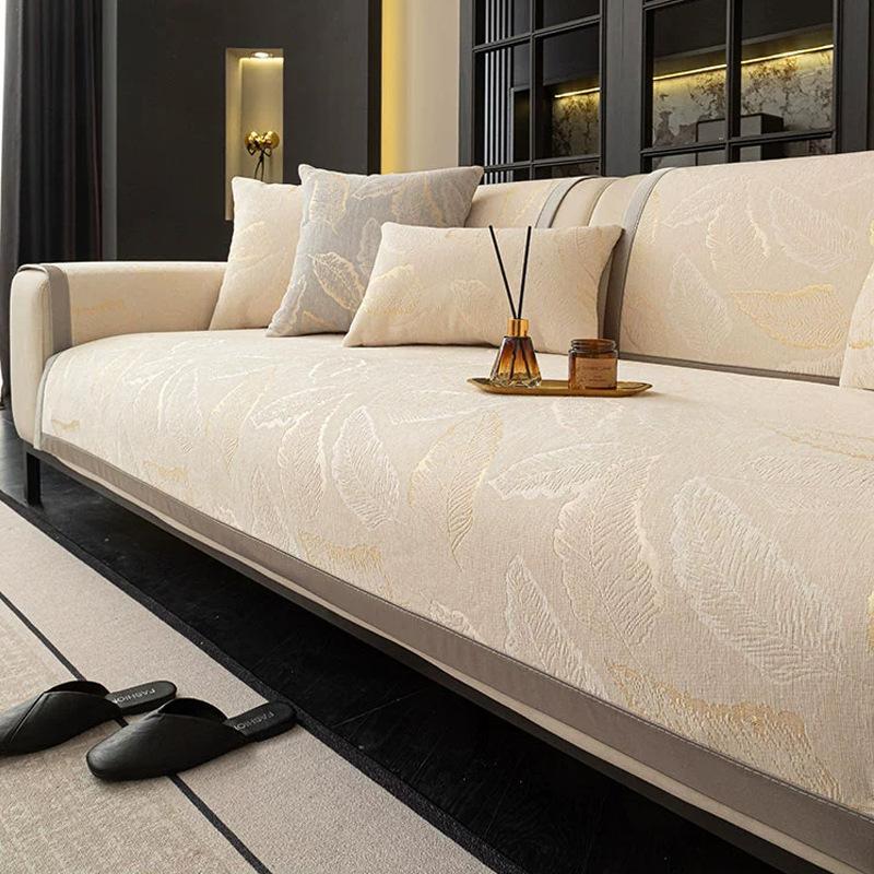 

Sofa Cushion Universal In All Seasons New Light Luxury High-End Sofa Cover Simple Non-Slip Sofa Cover Cloth Seat Cushion 70*70cm