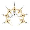 Handmade Dark Retro Gothic Virgin Mary Aura Goddess Sun KC Halo Cross Lolita Headwear Vintage Baroque Tiara Hair Accessories