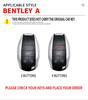 High-End Zinc Alloy Key Case for Bentley Flying Spur, Continental GT, and Bentayga PHEV