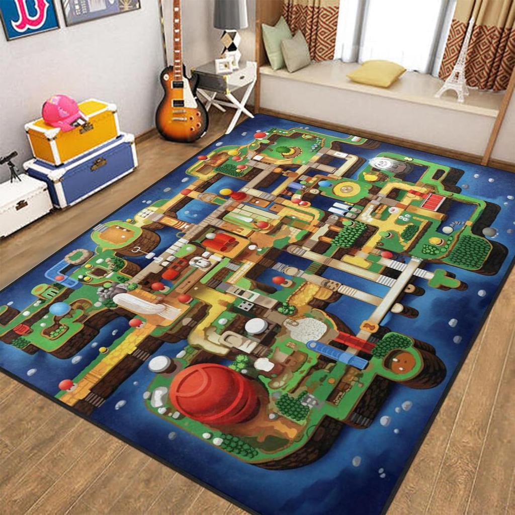 Dětská kreslená puzzle podložka Mapa dopravní dálnice Zábavná podlahová rohož Ložnice Vedle postele Podložka pro lezení miminka Domácí dekorace