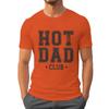 Hot Dad Club T-shirts for Men Summer Short-sleeved Tees Fathers Day Classic Tops Tie-dye Men Clothes Crew Neck Dad Casual Tops