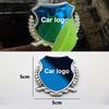 HGWE4 2Pcs 3D Metal Alloy Car Decals Badge Stickers Side Window Emblem Exterior Accessories For Skoda Octavia Fabia Rapid Yeti Kodiaq