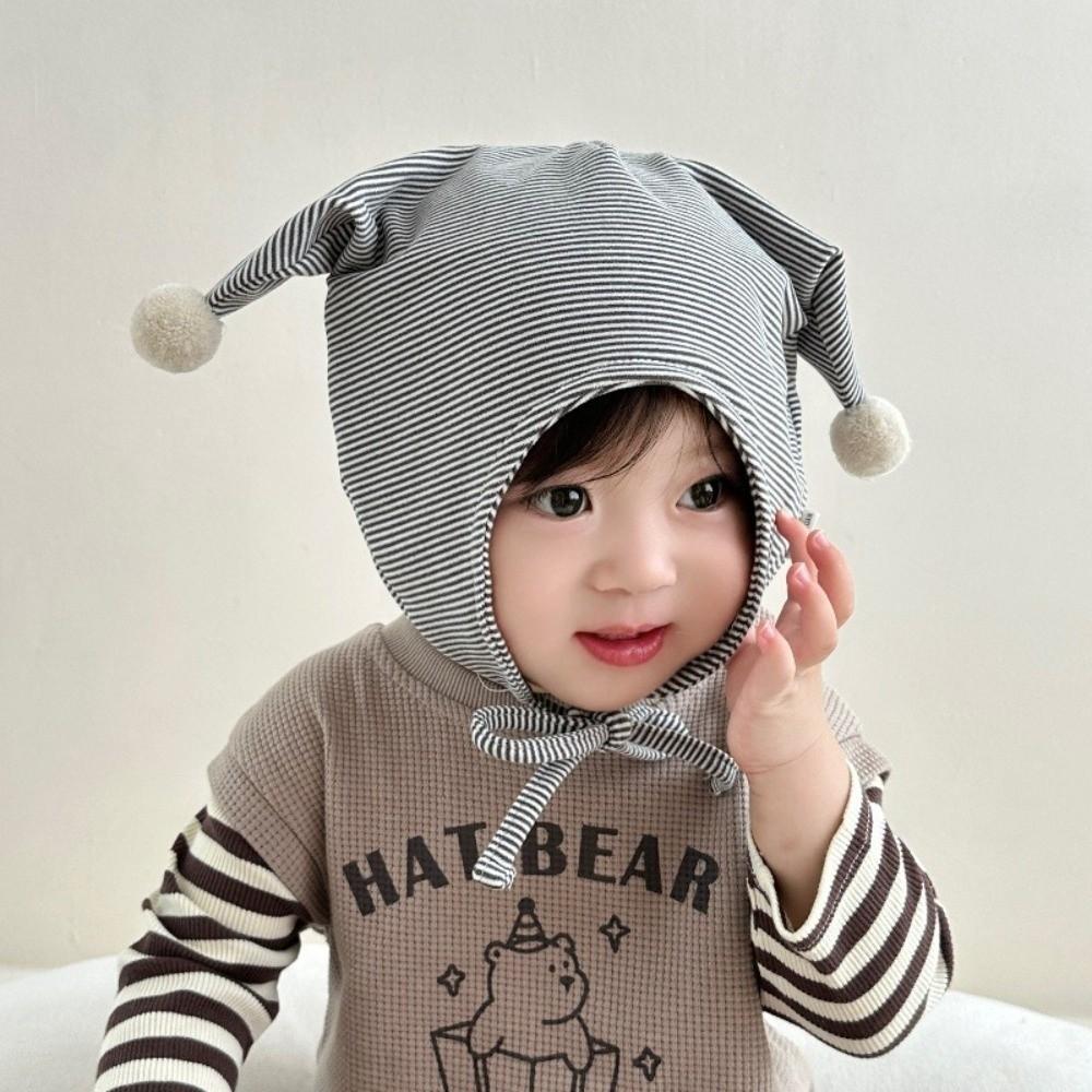Cat Ear Newborn Beanie Hat Soft Infant Bonnet Hat Korean Baby Fetal Cap  Photography Props