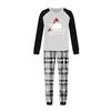 Print Cute Family Set Pajamas, Home Clothes, Family Set Long Sleeve Top Pants Set