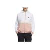 Adidas Fi Jacket Hood Color Block Fleece Sports Jacket Women Jacket White Pink GP0620