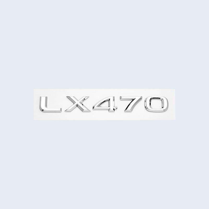 Suitable For Lexus Series LX450 LX470 LX570 Chrome Silver Letters Number Emblem Car Rear Bumper Tail Door Trunk Badge StickerBD8
