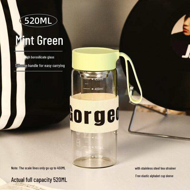 Portable Borosilicate Glass Measuring Cup