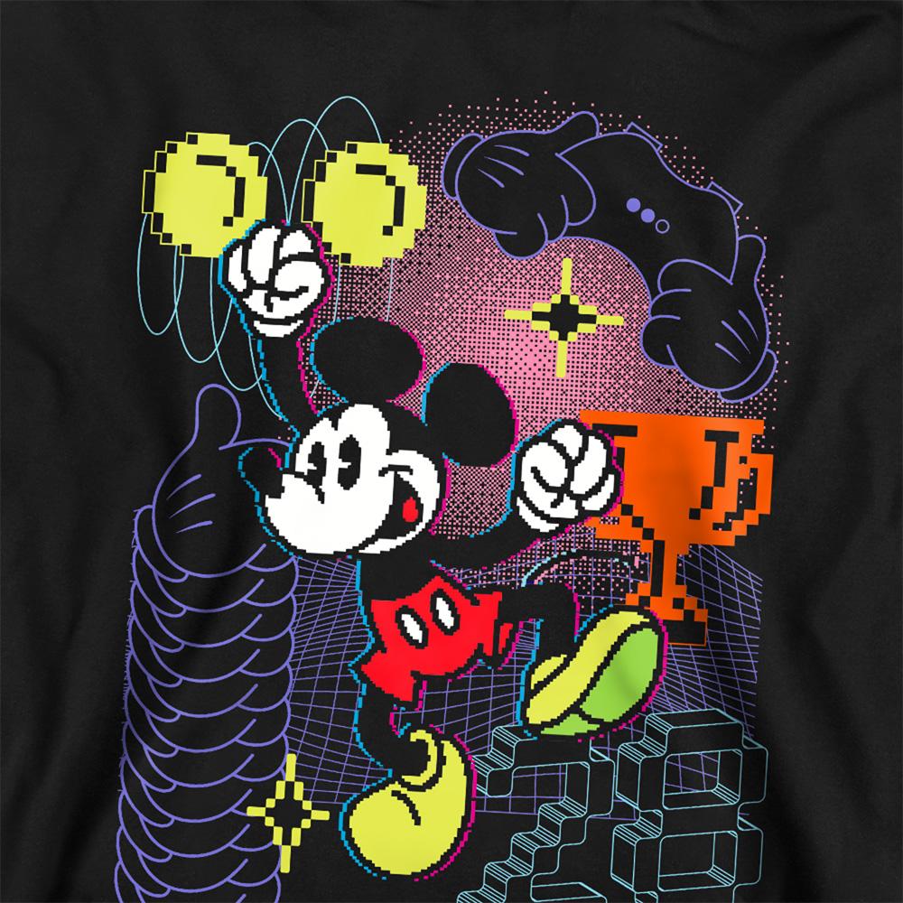 Mickey Mouse Childrens/Kids Gamer Pixel Hoodie
