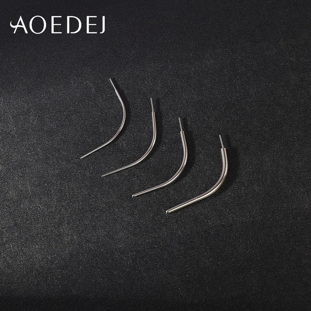 AOEDEJ 1 Stück G23 Titan Piercing-Kit Interne Gewinde Gebogener Konus Einführstift Werkzeug Für Tragus Helix Lippe Nase Piercing Schmuck
