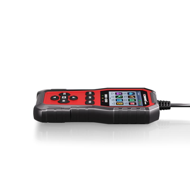 KONNWEI KW340 Car OBD2 Diagnostic Tool CAN EOBD 3in1 Engine Battery Test Read Clear Fault Code Real-Time Data O2 Inspection Tool