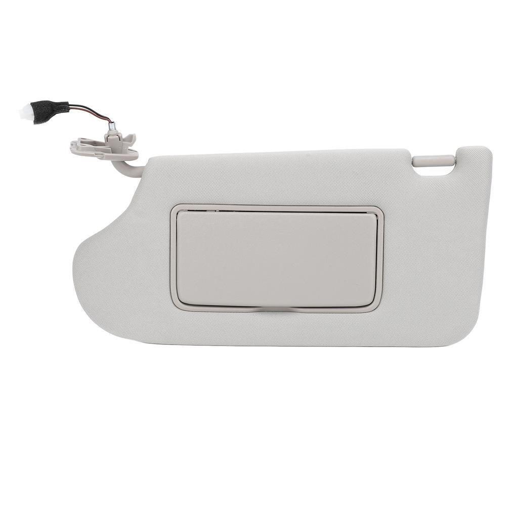 Sun Visor Replacement with Mirror and Makeup Light Stylish Grey Effective Sun Shielding Visor Board 