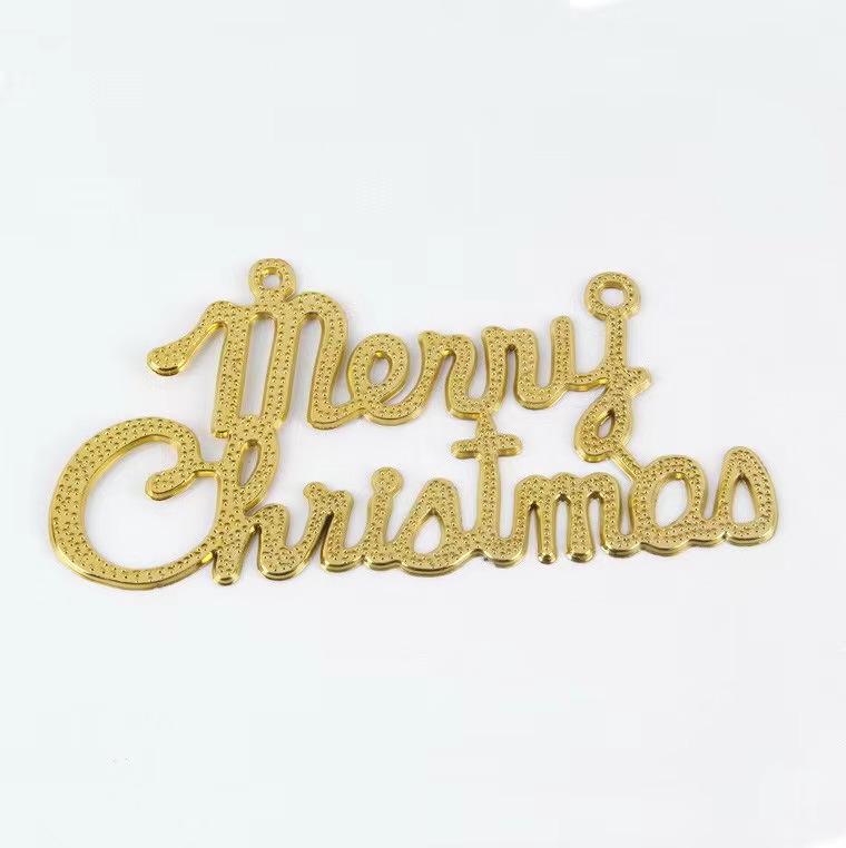 

Украшения для рождественского торта: Вставки для писем и деревьев 2.5cm (0.07g) золотой