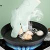 Thickened Silicone Anti Scalding Oven Glove Heat Resistant Silicone Cooking Glove for Microwave Oven Toaster Mint Green