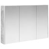 Bathroom Cabinet Set 4 Pcs Concrete Grey 103.5 X 15.5 X 70 Cm
