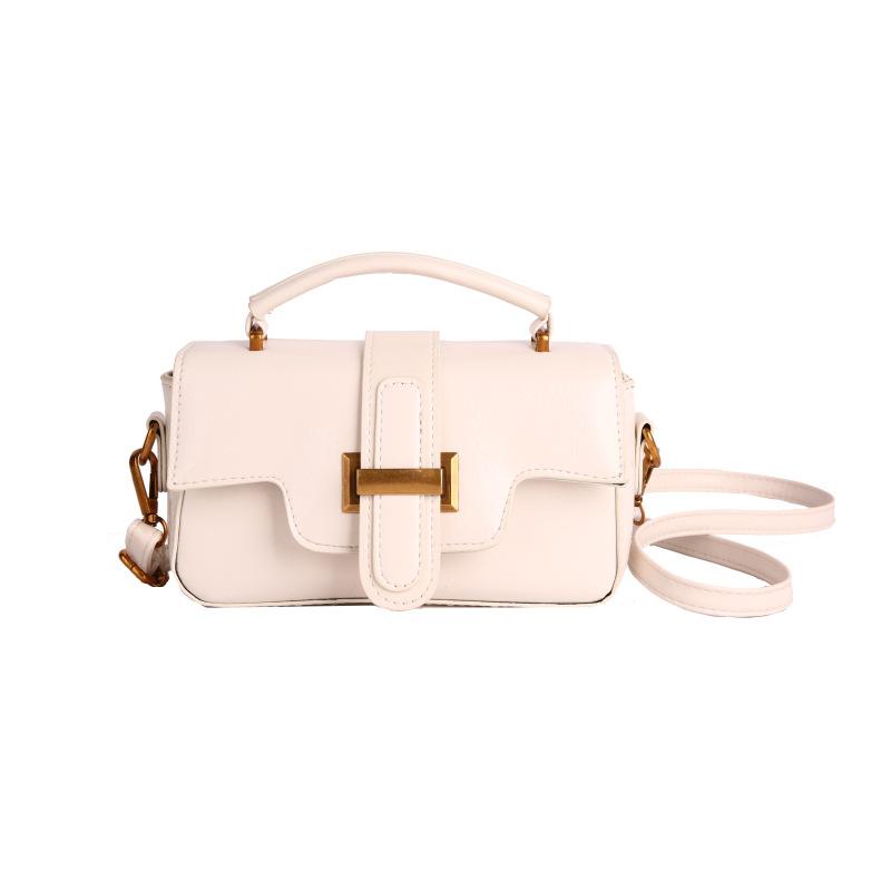 New niche retro handbag small bag women's simple small square bag versatile shoulder messenger bag