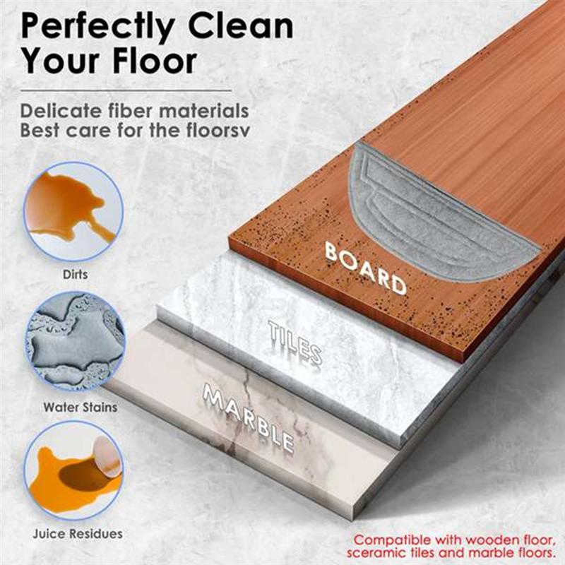 Good-Mop Cloths For Roborock S8 Maxv Ultra G20s Robot Vacuum Cleaner Replaceable Parts Washable Cleaning Brush Rag