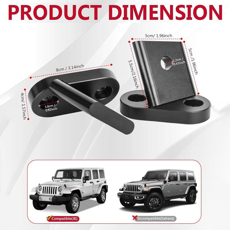 

For Jeep Wrangler JK JKU A-Pillar Light Mount Kit Aluminum Hood Ditch LED Pod Brackets Windshield Mounting Bracket 2007-2018 серебряный