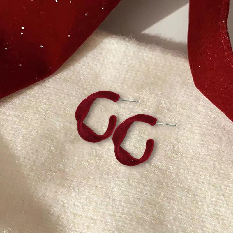 Cercei Festivi Roșii Ankola: Stil Retro la Modă pentru Celebrațiile Anului Nou Chinezesc 2025 pentru Femei.