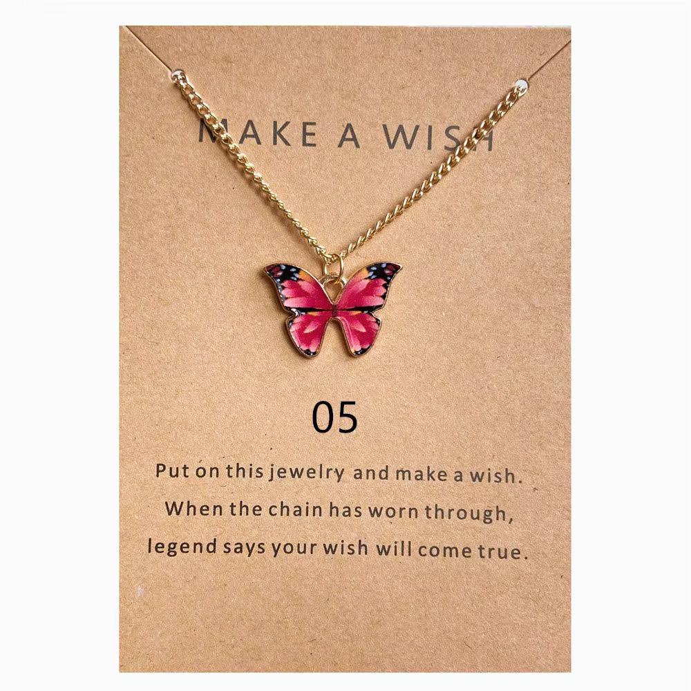 Bohemian Cross-Border Creative Butterfly Wing Pendant Necklace