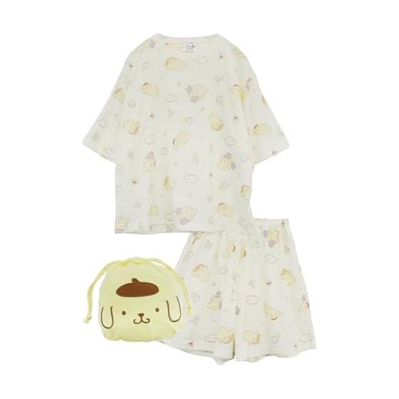 [Kaitak Family] Web Exclusive Sanrio Characters Kids Pajamas Room Wear Sleep Set with Drawstring Bag Short Sleeve Shorts Summer