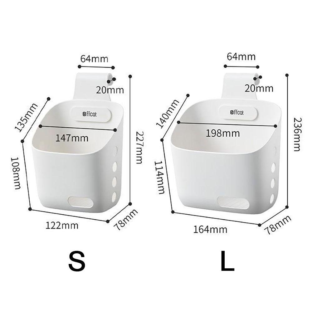Sorting Storage Storage Rack Plastic Bathroom Storage Organizer Hanging Storage Basket  Home