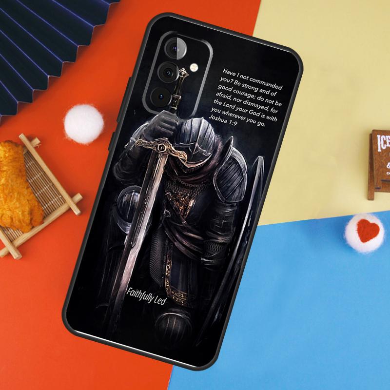 Christian Templar Knights Case For Samsung Galaxy A17 A35 A55 A06 A16 A26 A36 A56 A53 A32 A52 A33 A13 A14 A34 A54 A15