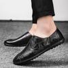 Spring leather shoes dress single shoes flat shoes Doudou shoes
