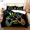 Cool E-Sports Game Controller 3d Printed Quilt Cover Children's Gift Bedding Set Quilt Cover Pillowcase Three-Piece Set