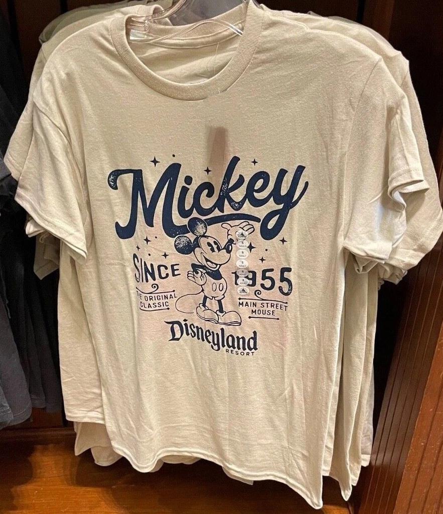 Disneyland Resort Mickey Mouse Main Street Mouse T-Shirt Size S-5XL Reprint