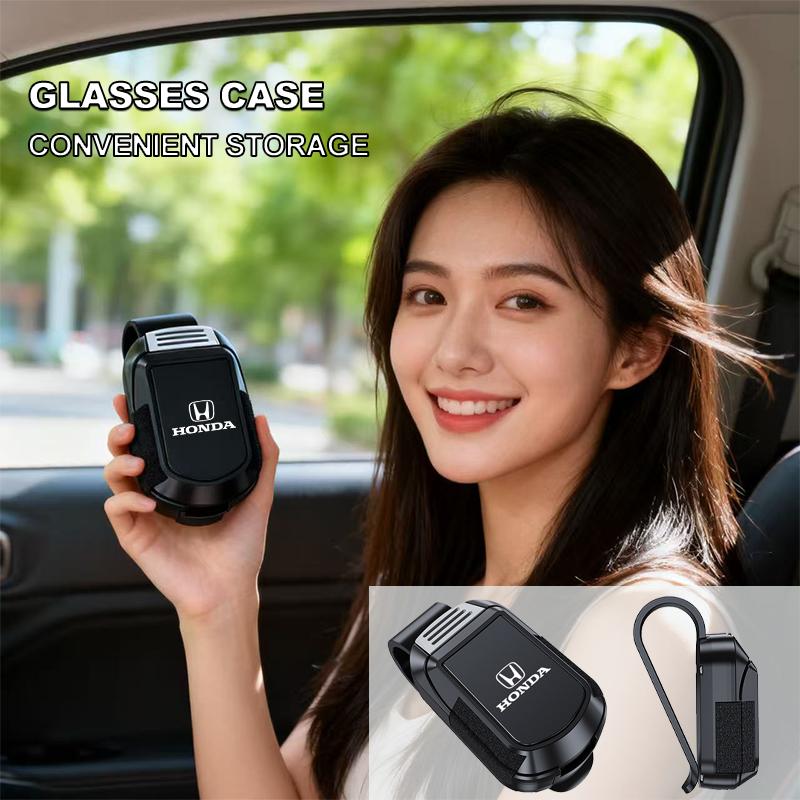 Honda Car Glasses Sunglasses Storage Clip Sun Visor Clamp For Honda Civic FIT CRV Accord Jazz HRV Insight Odyssey Vezel CRZ 5th ajj256