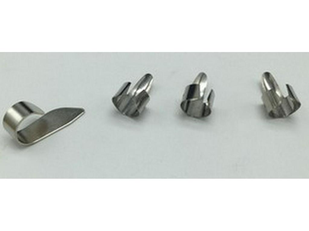 Edelstahl Daumen- und Zeigefinger Gitarrenplektren