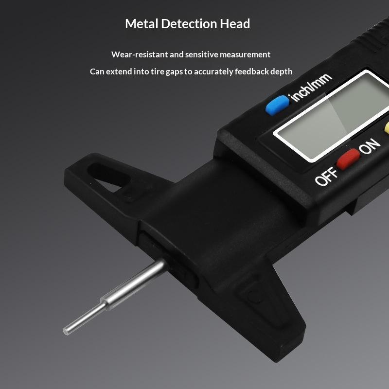 Indicator Digital al Adâncimii Profilului Anvelopei cu Afișaj LCD de Înaltă Precizie și Măsurare Dublă Inch/Mm Perfect pentru Mașină