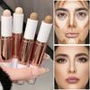 Stick contour à double extrémité pour le contour du nez, l'ombrage, la mise en valeur et l'amélioration du maquillage