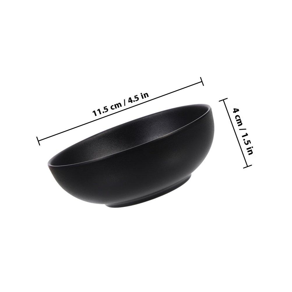 Melamine Frosted Small Sauce Bowl Mini Dish for Soy Sauce Dipping Seasoning Container Rice Serving Spice Dish Small Bowl