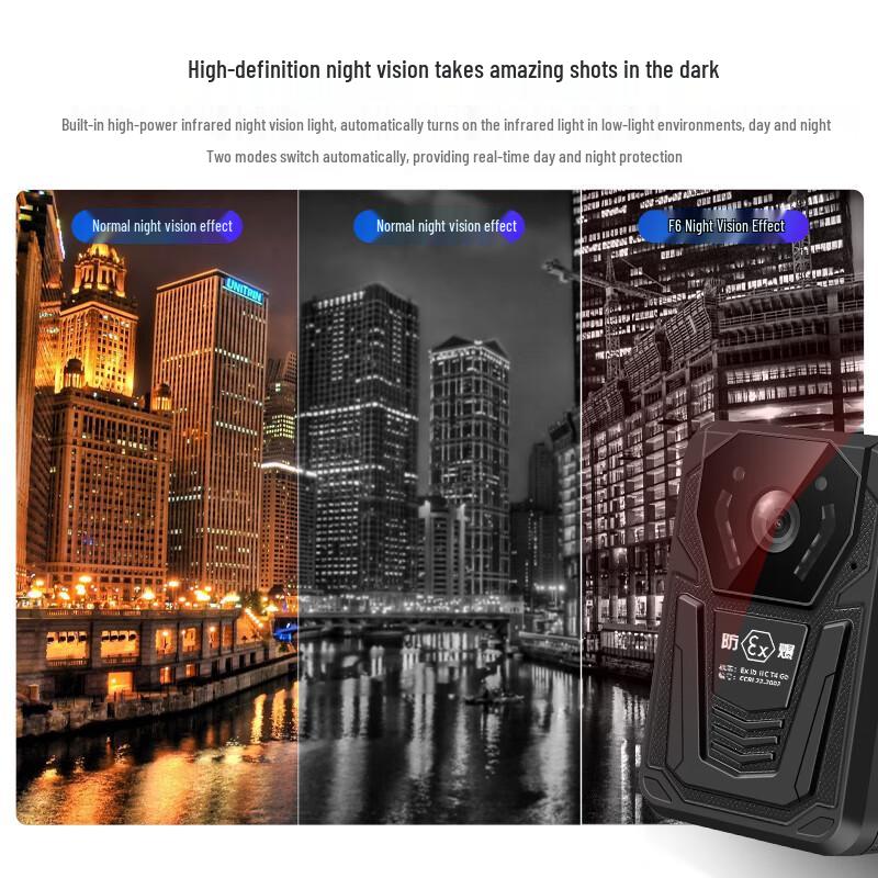 DSJ-F6 Professional 4K HD Explosion-Proof Law Enforcement Recorder