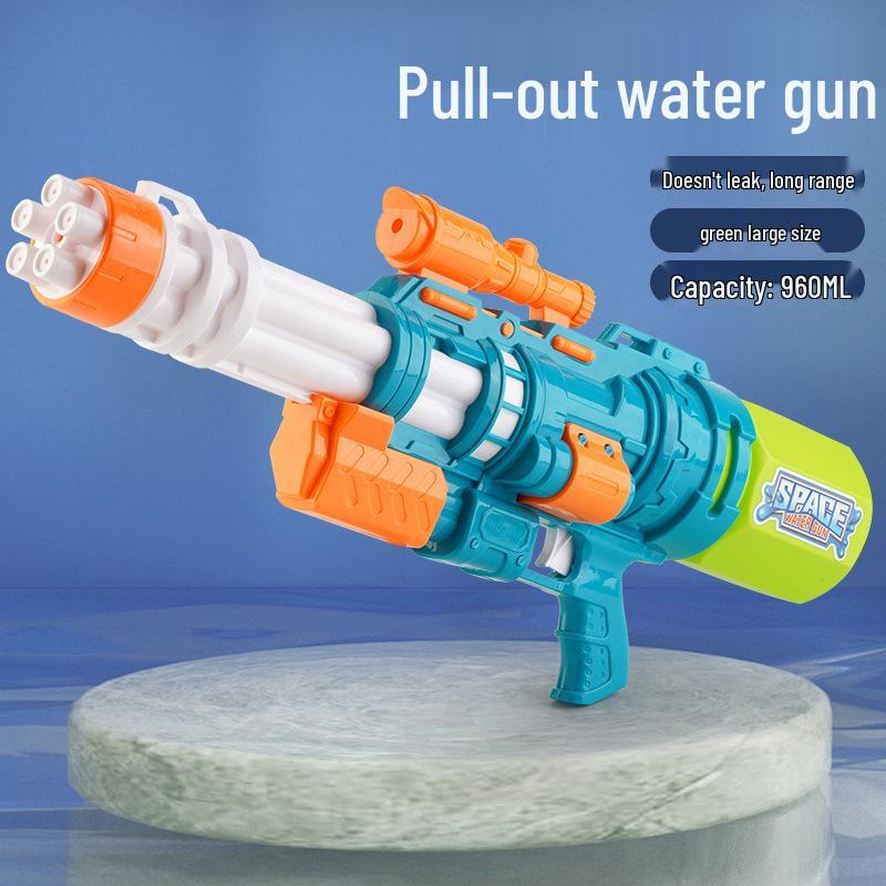 Kids’ XL High-Pressure Gatling Water Gun for Beach Battles